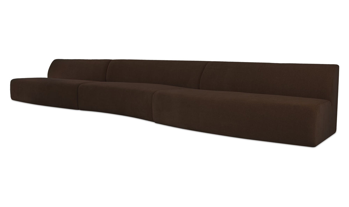 Naomi 3 Piece Wave Modular Sectional