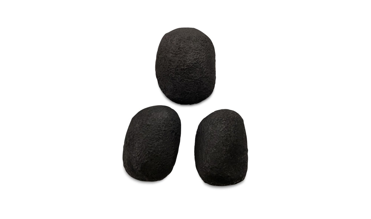 Breton Cast Aluminum Wall Sculpture Black-Set of 3