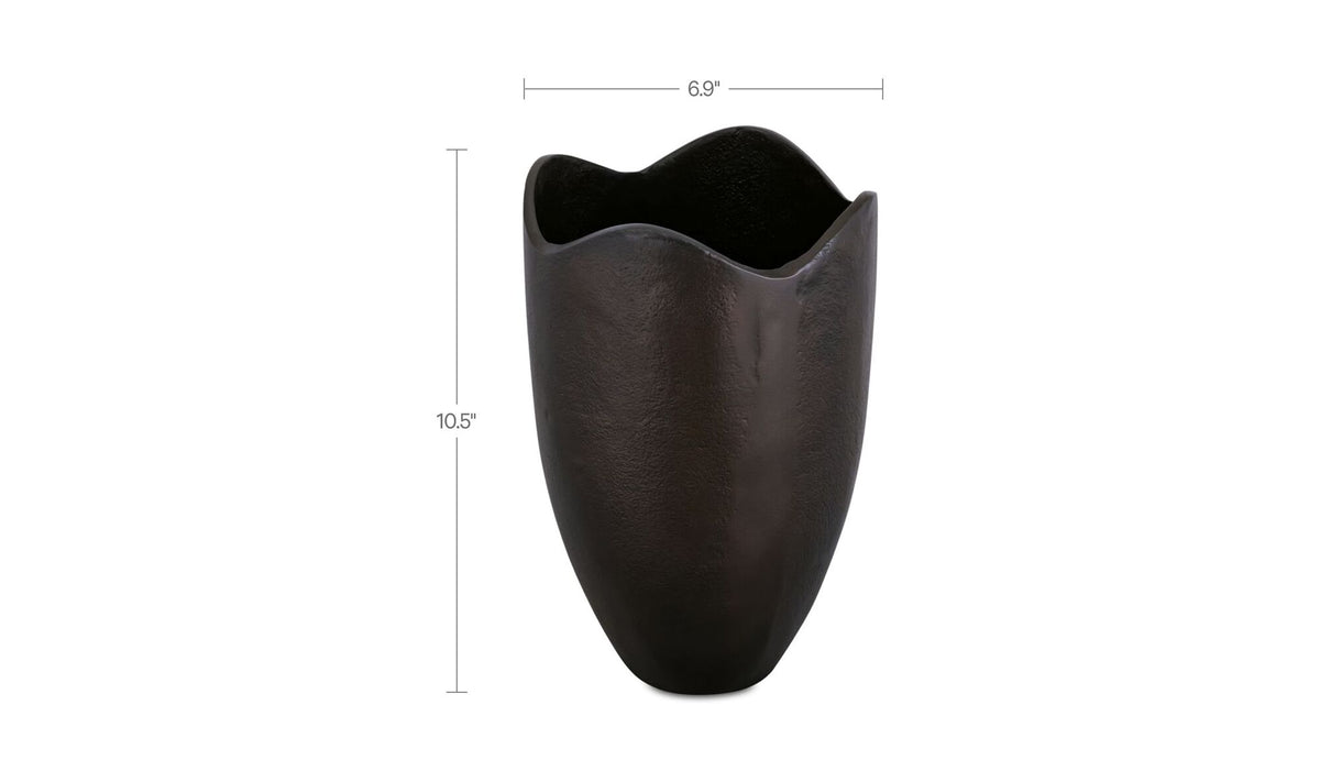 Athena Cast Aluminum Vase