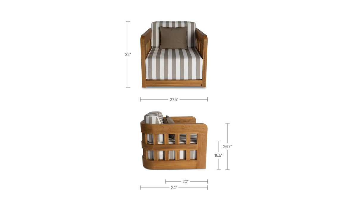 Adelaide Outdoor Accent Chair