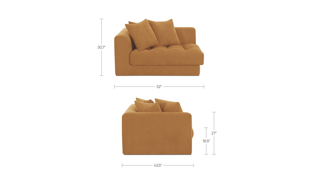 Davie Left Arm Facing Chair