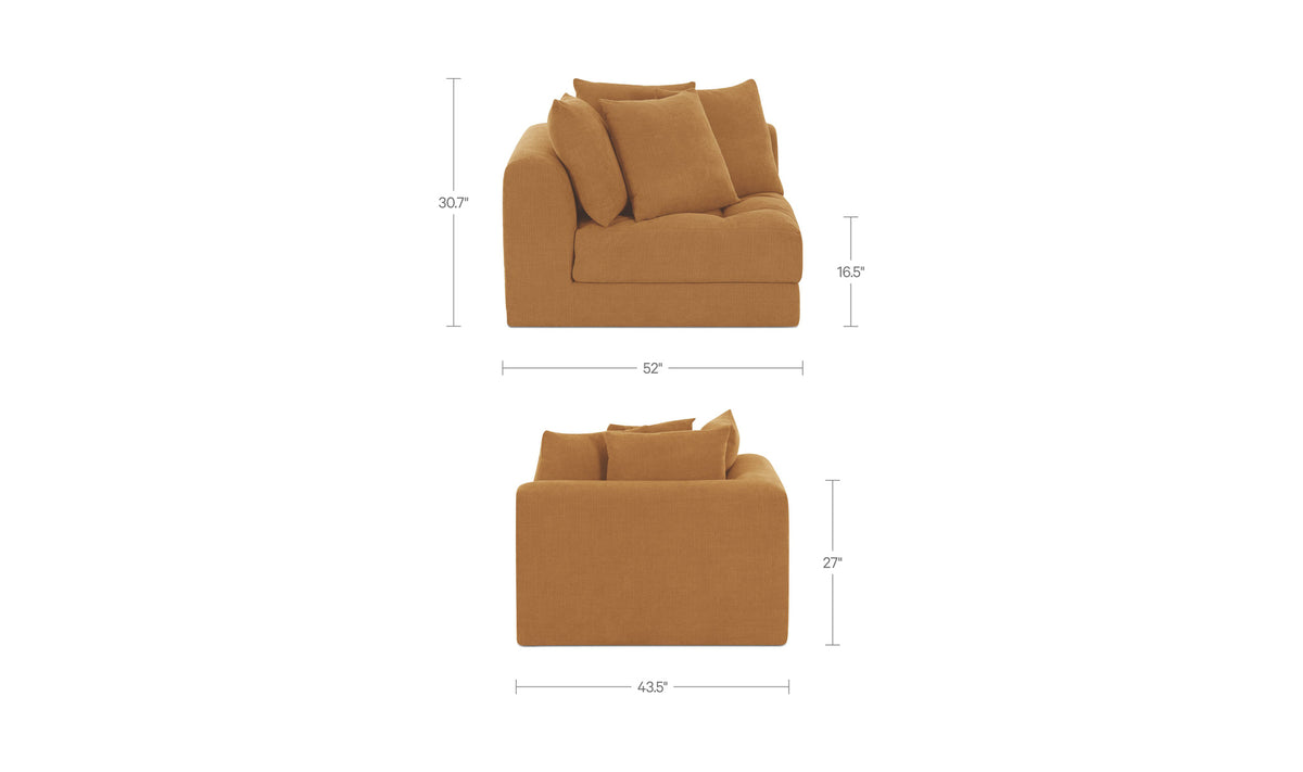 Davie Right Arm Facing Chair