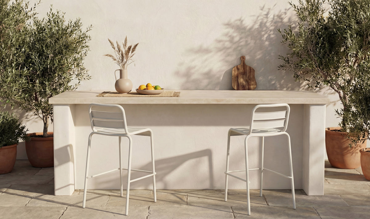 Kade Outdoor Bar Stool Set of 2