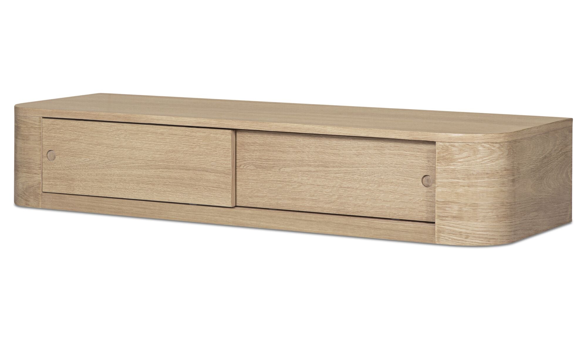 Round Off Floating Console Table