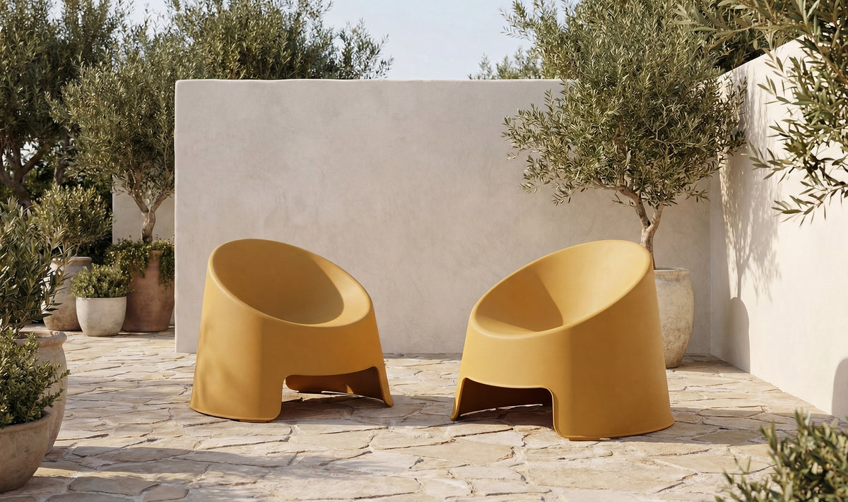 Nolla Outdoor Accent Chair Set of 2