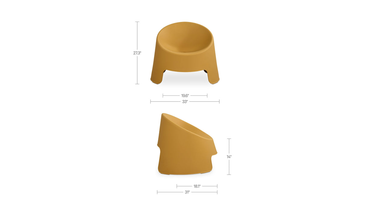 Nolla Outdoor Accent Chair Set of 2