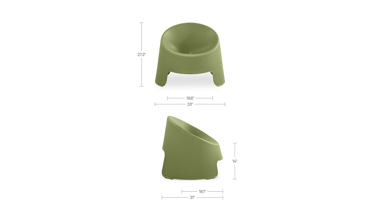 Nolla Outdoor Accent Chair Set of 2