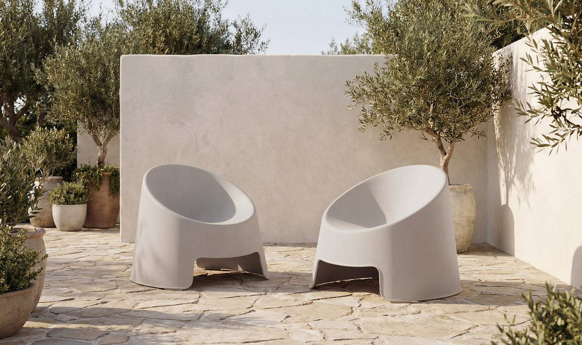Nolla Outdoor Accent Chair Set of 2