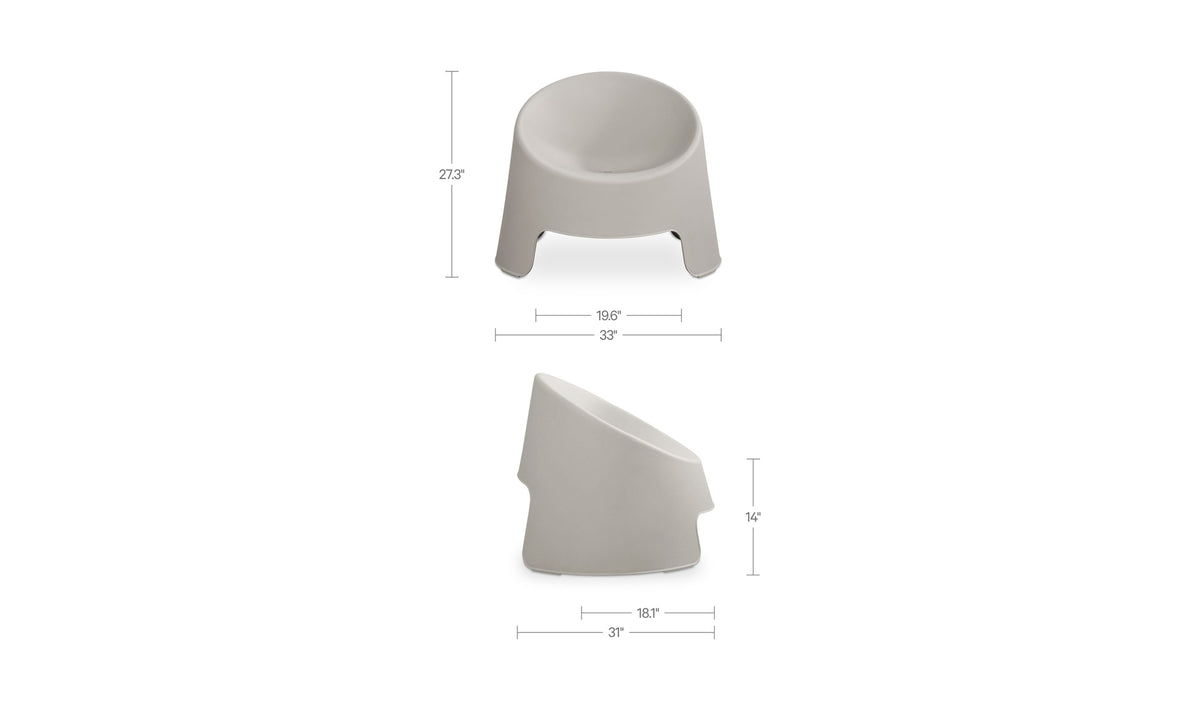 Nolla Outdoor Accent Chair Set of 2