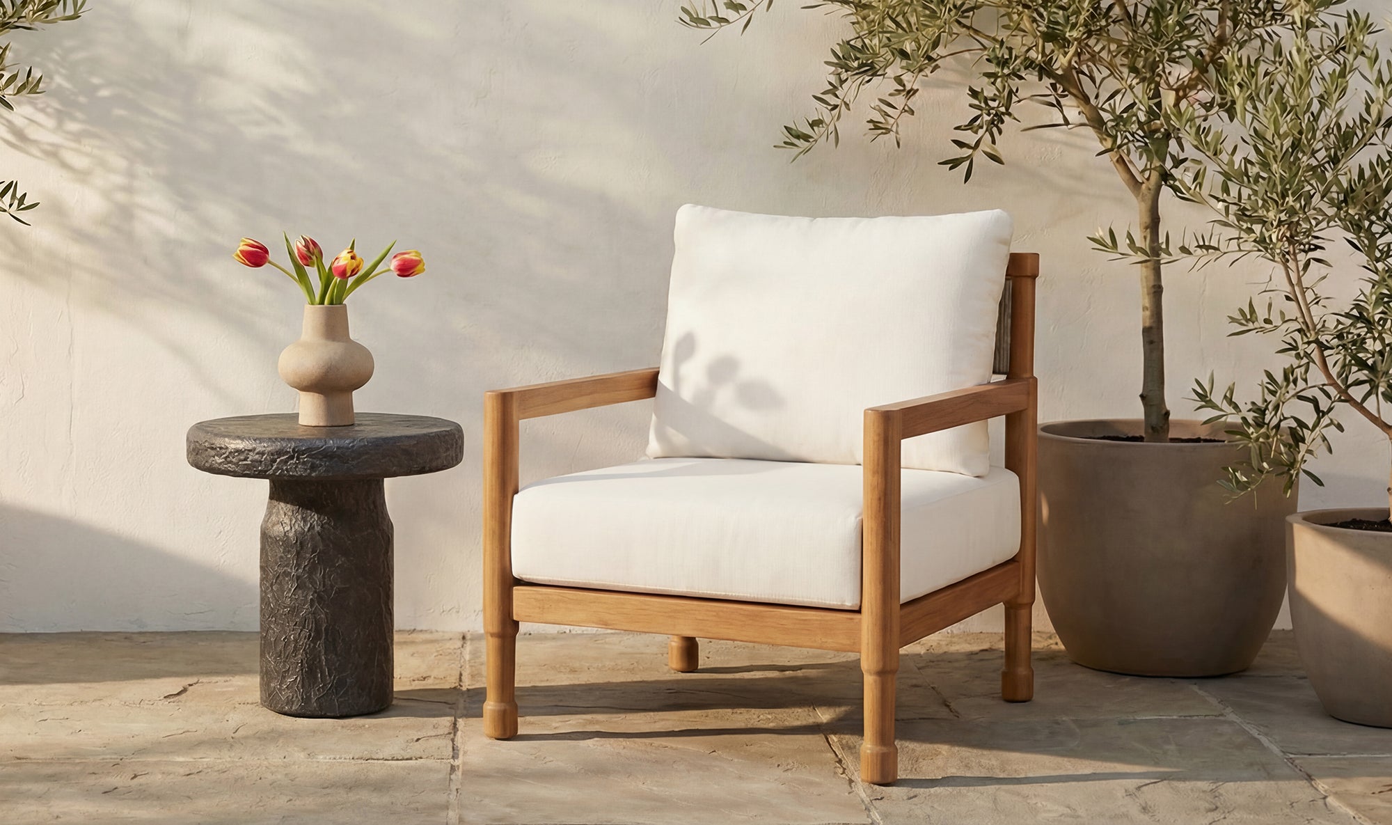 Nia Outdoor Side Table