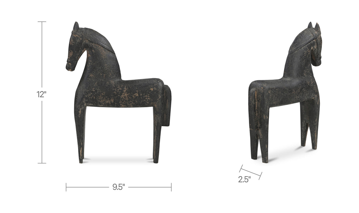 Gallant Wooden Sculpture