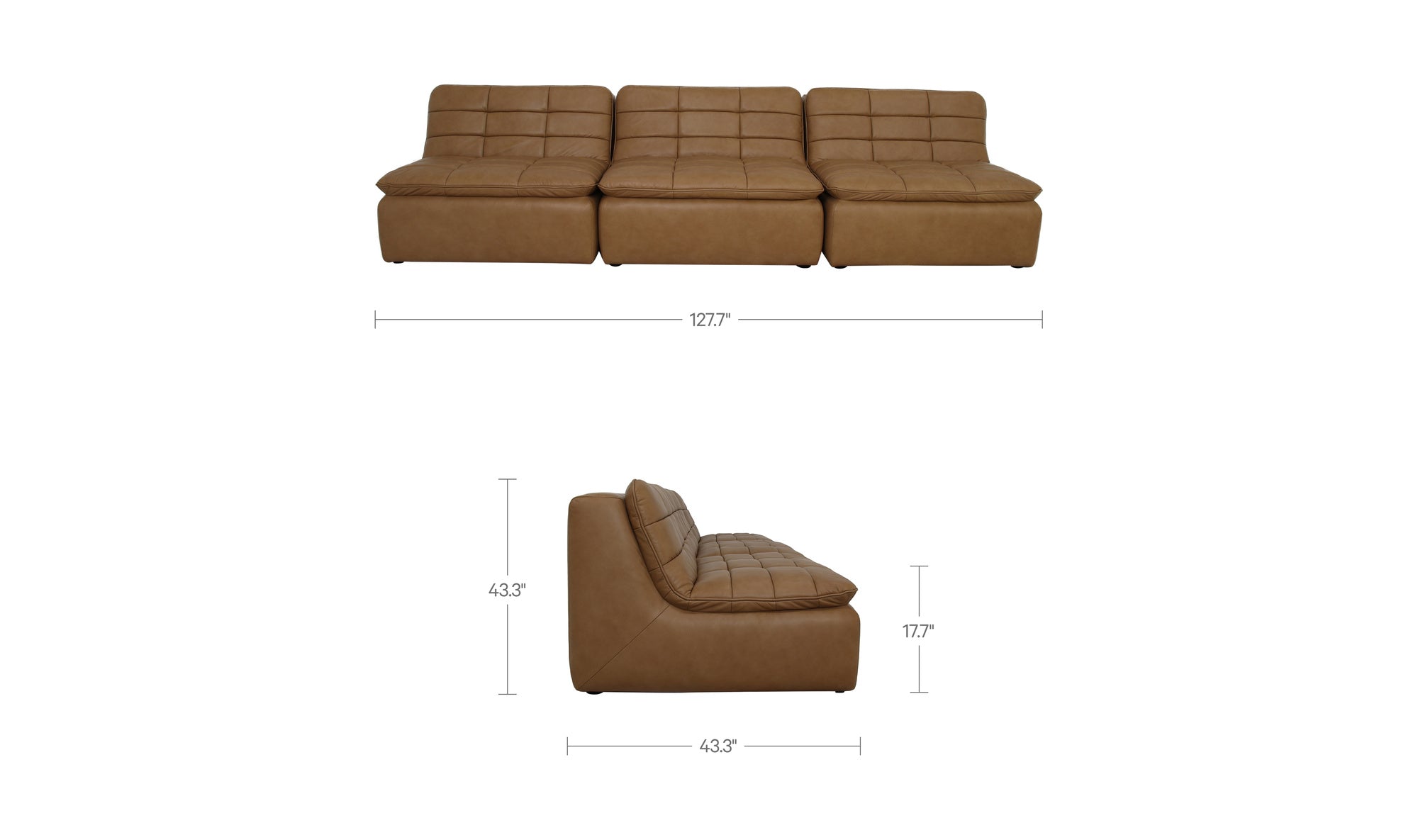Lino Armless Modular Sofa