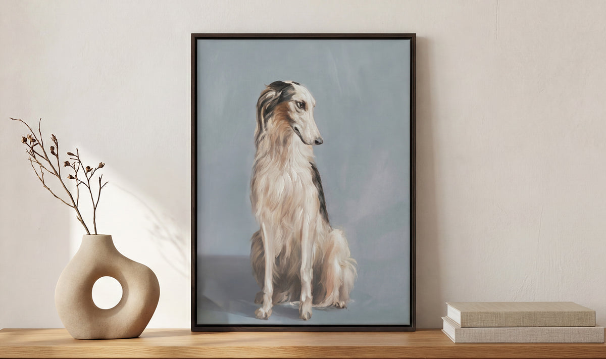 Blue Framed Painting