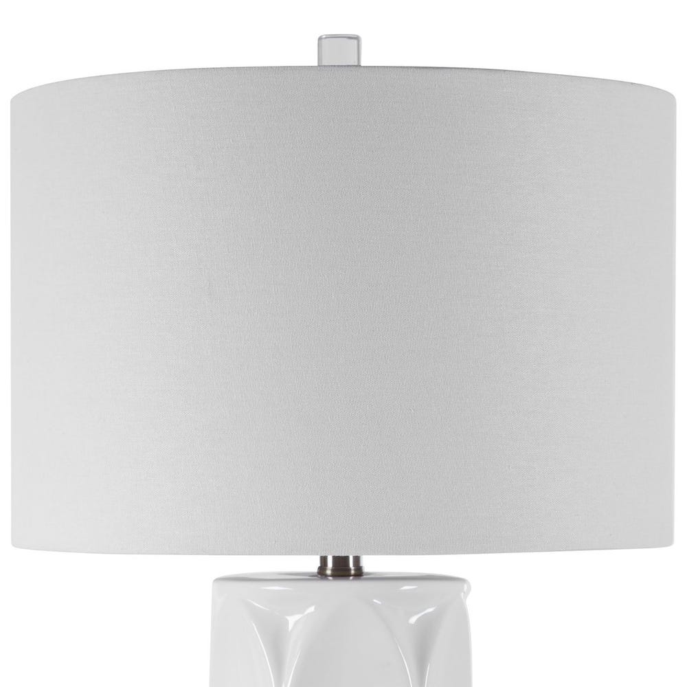 Sinclair Table Lamp, White