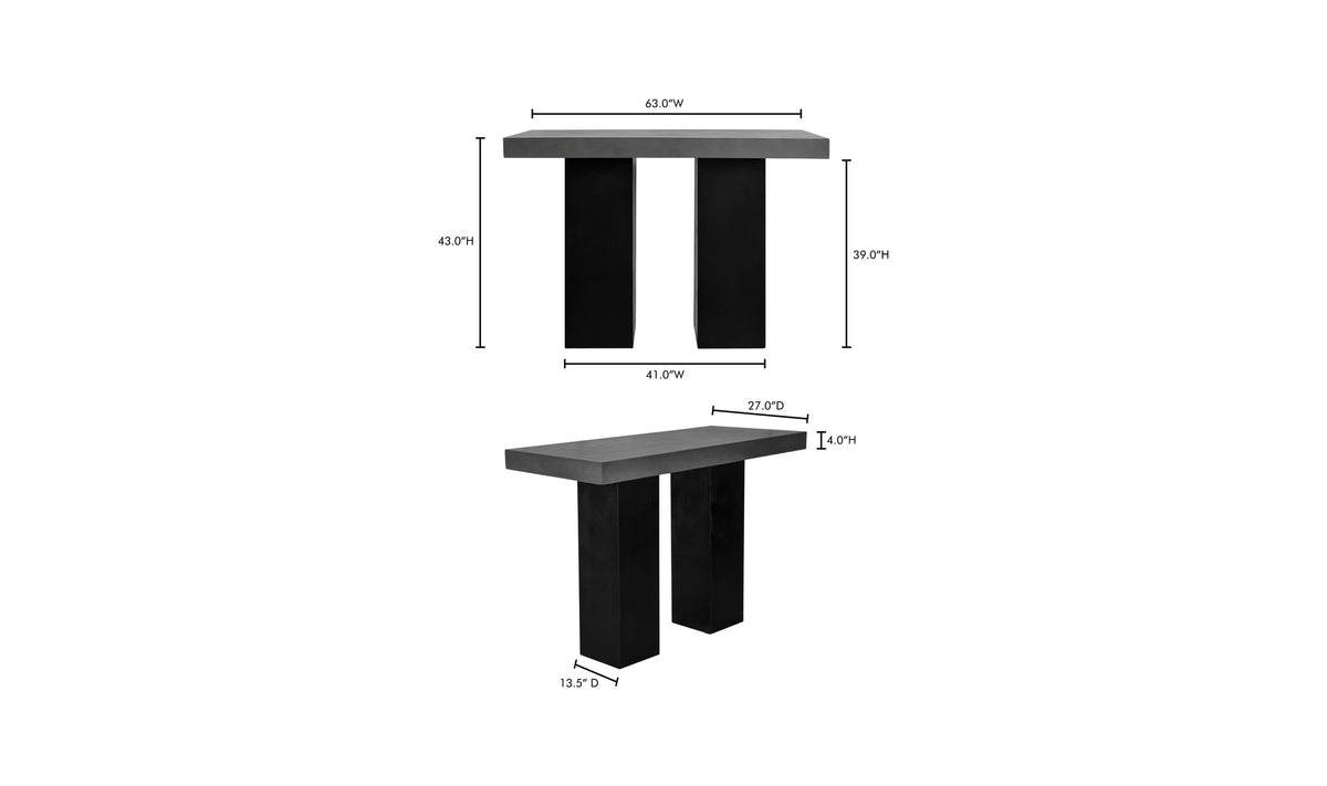 Lithic Outdoor Bar Table