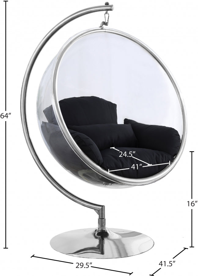 Fauteuil d'appoint rembourré en chenille Vivi