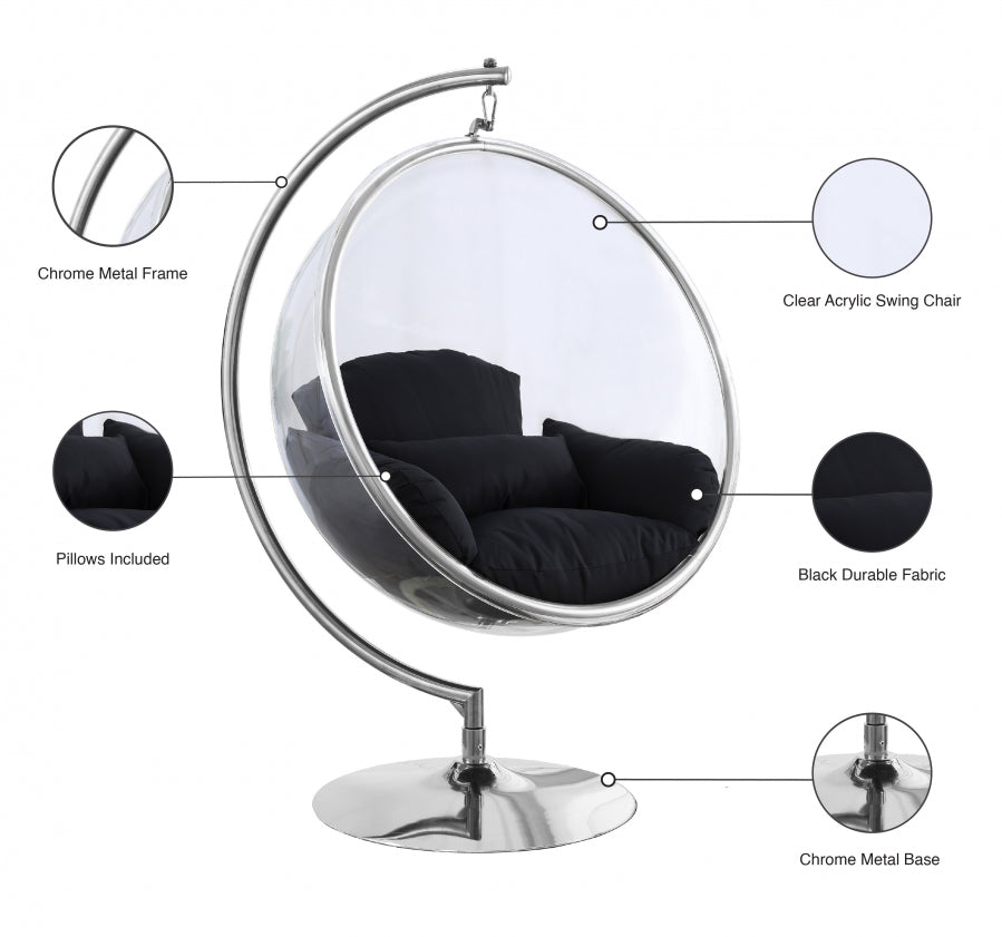 Fauteuil d'appoint rembourré en chenille Vivi