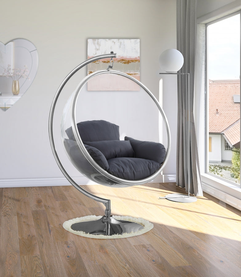 Fauteuil d'appoint rembourré en chenille Vivi