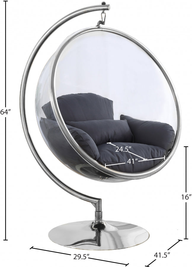 Fauteuil d'appoint rembourré en chenille Vivi