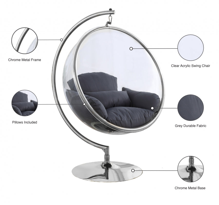 Fauteuil d'appoint rembourré en chenille Vivi