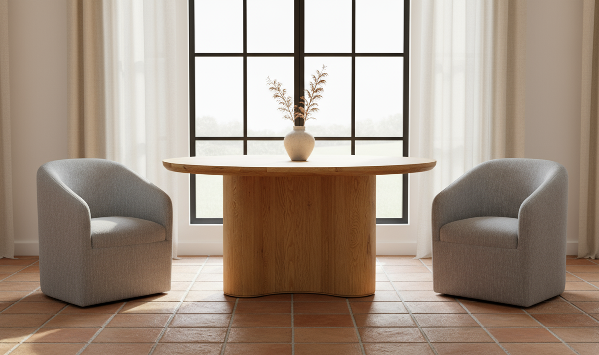 Sandy Rolling Dining Chair