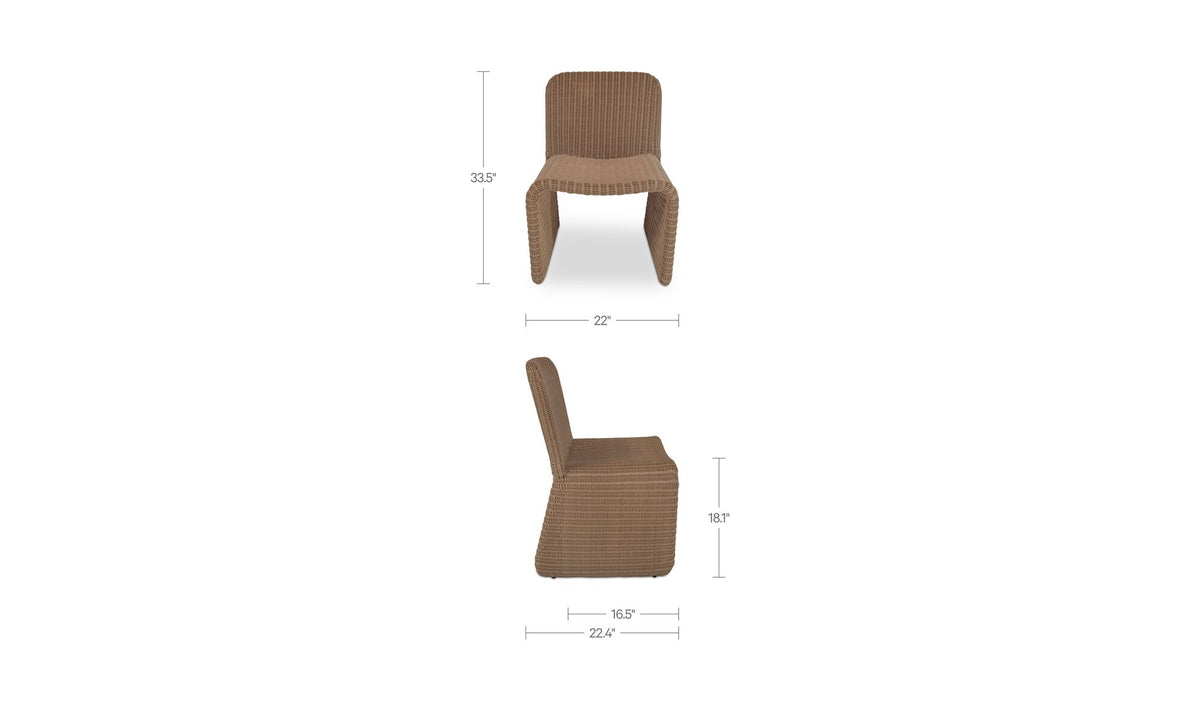 Ella Outdoor Dining Chair Set of 2