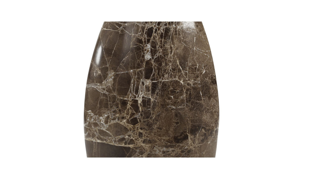 Boda Sculpture Dark Emperador Marble