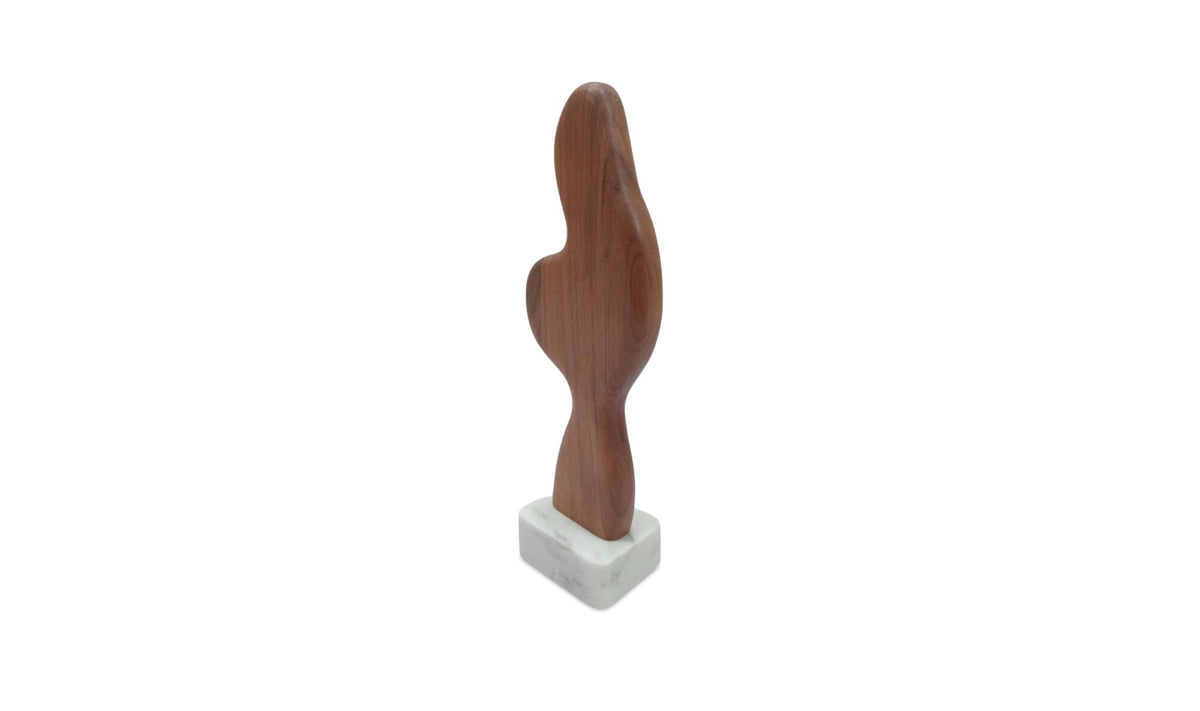 Eon Wood And Marble Sculpture 1