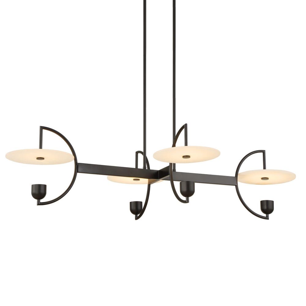 Kyoto, 4 Lt Linear LED Chandelier