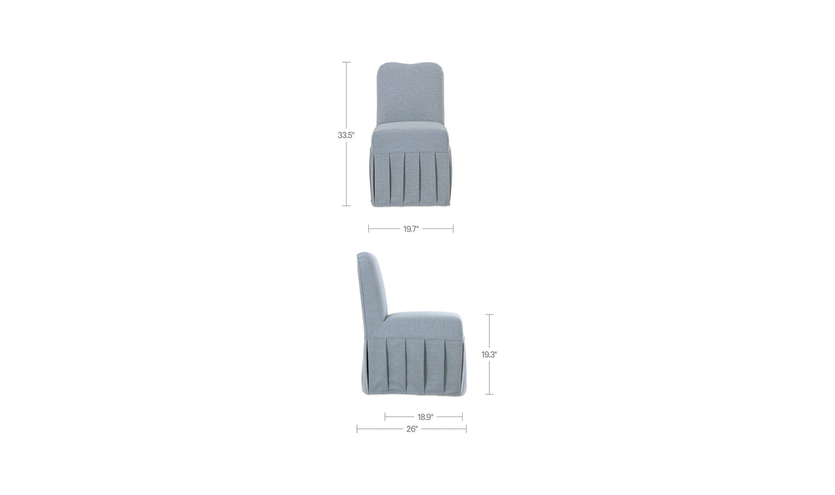 Liv Slipcover Dining Chair Set of 2