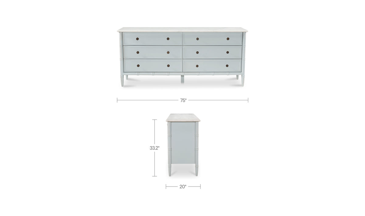 Eleanor 6 Drawer Dresser