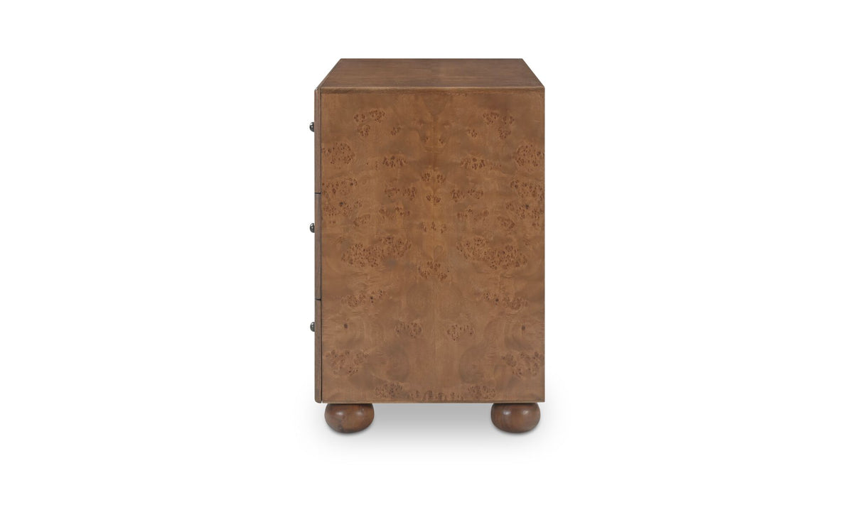 York 3 Drawer Nightstand