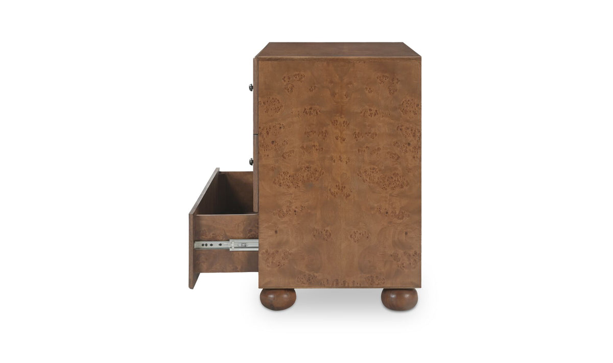 York 3 Drawer Nightstand