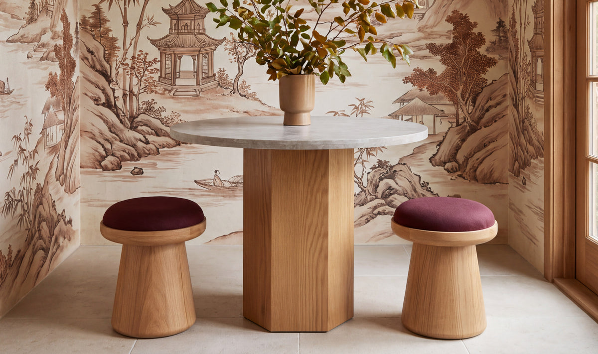 Nadia Swivel Accent Stool