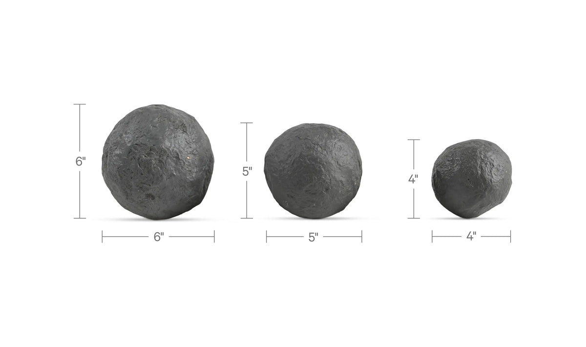 Balance Paper Mache Spheres -Set of 3