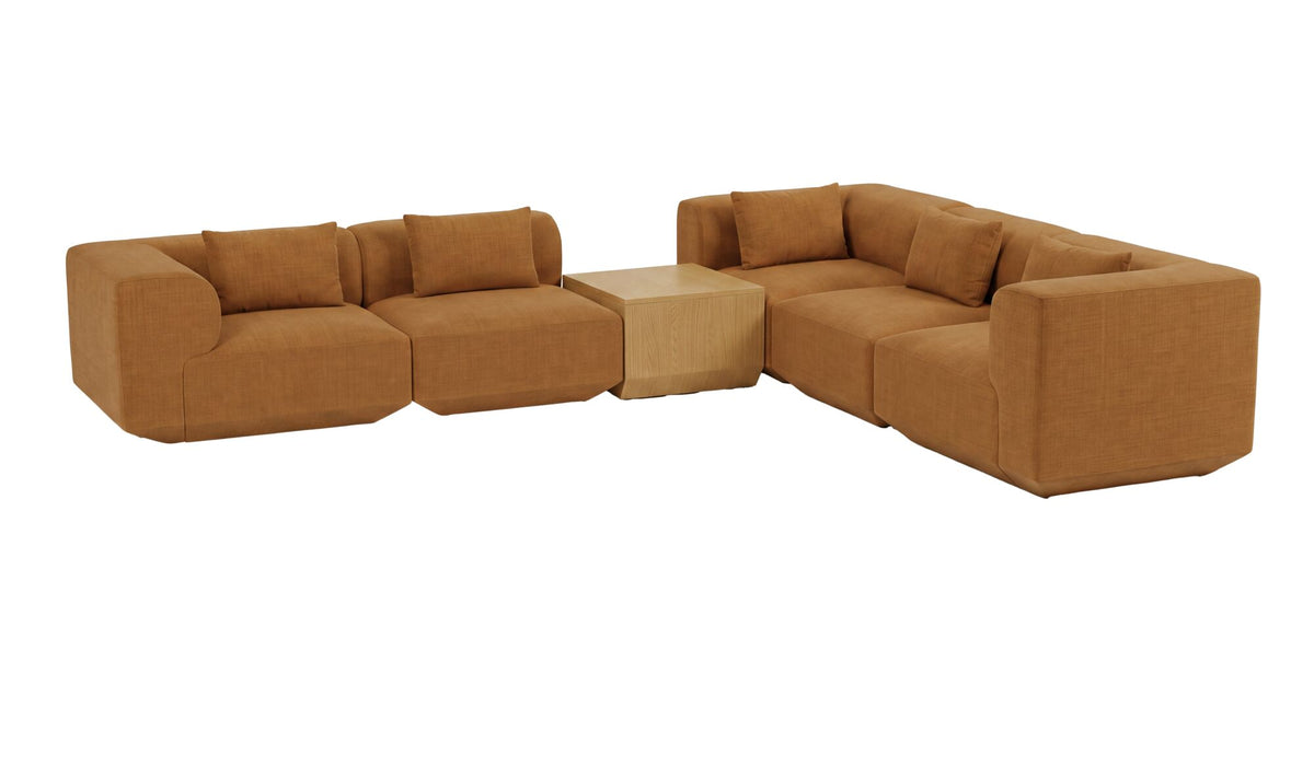 Goodwin Classic L Modular Sectional with Side Table