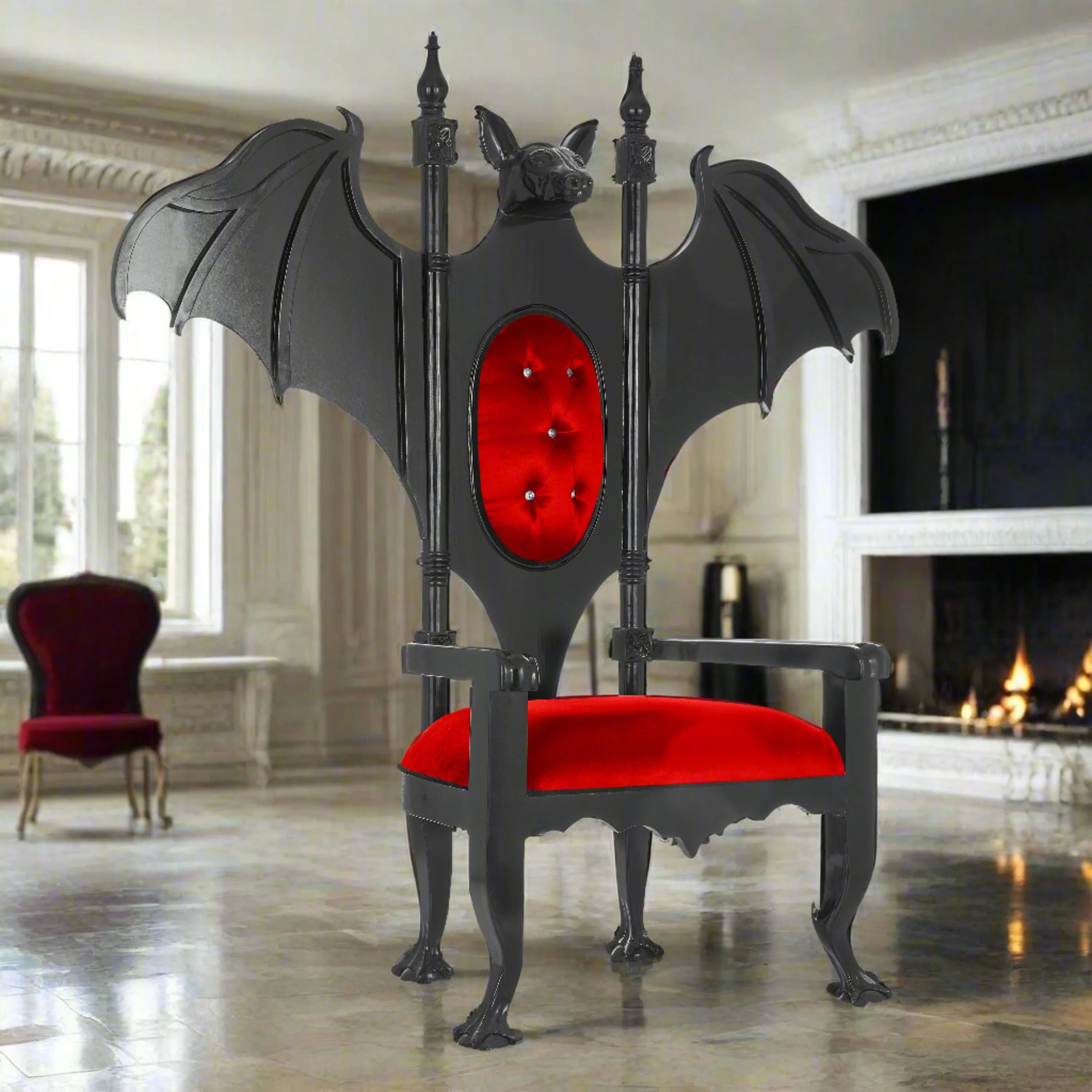 Lucifer Gothic Throne Chair