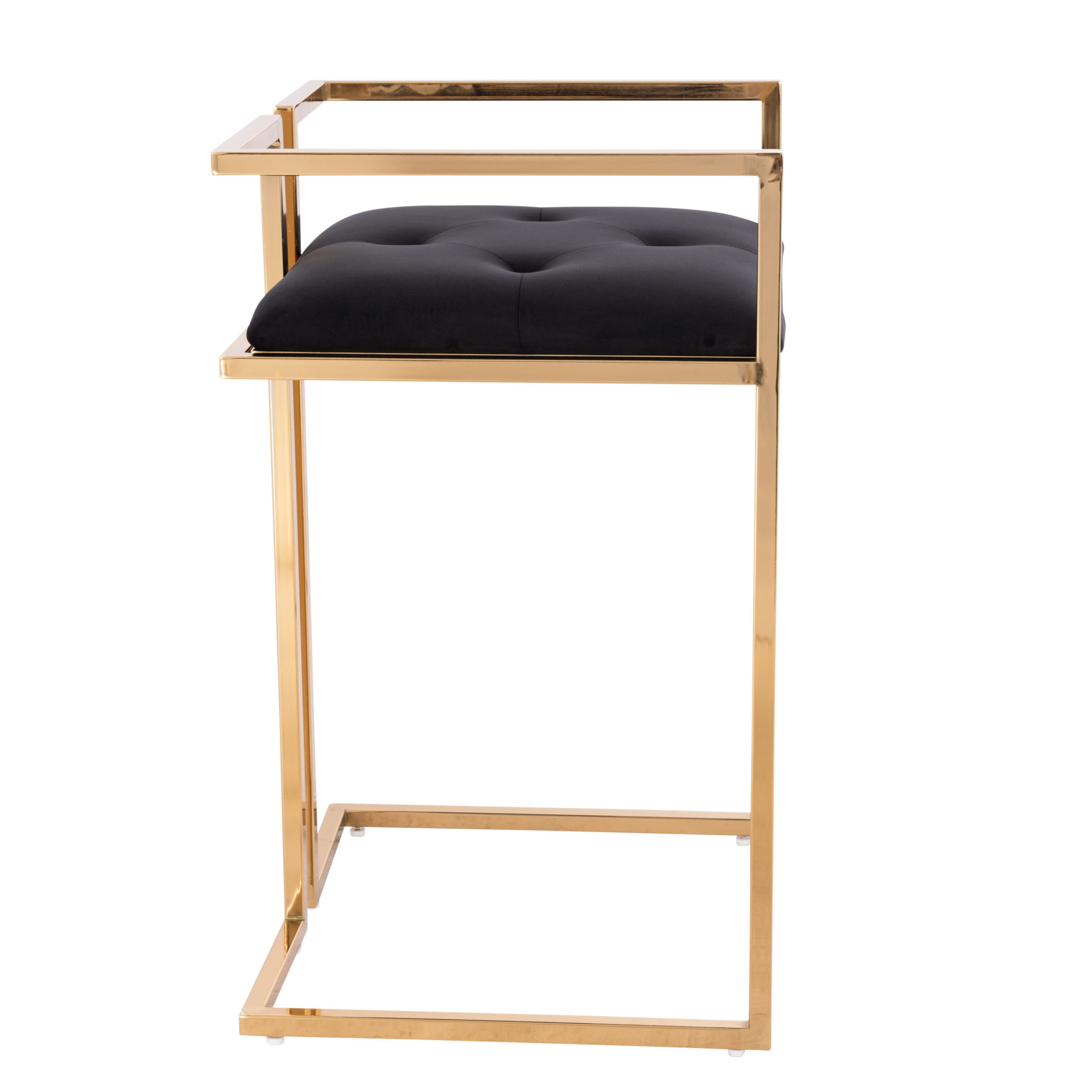 Tabouret Harvey en velours
