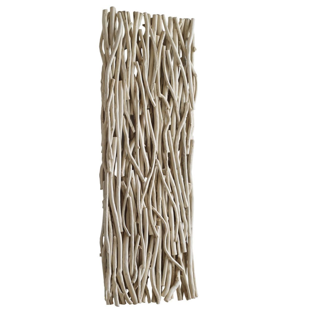 Gathered Teak Wood Wall Decor