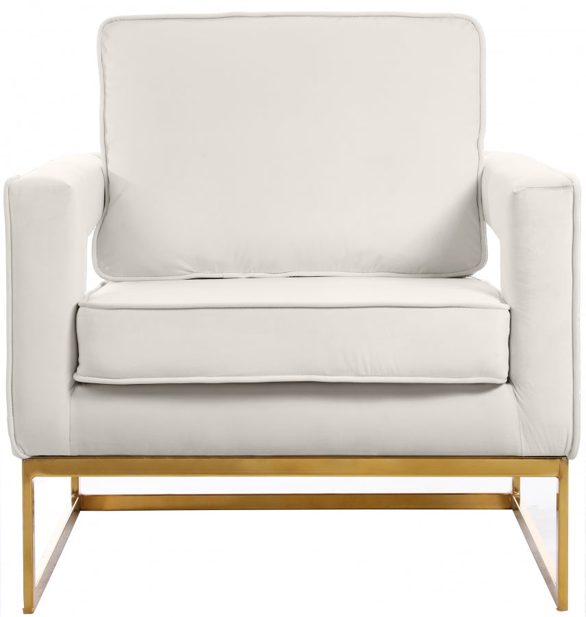 Fauteuil d'appoint rembourré en chenille Vivi