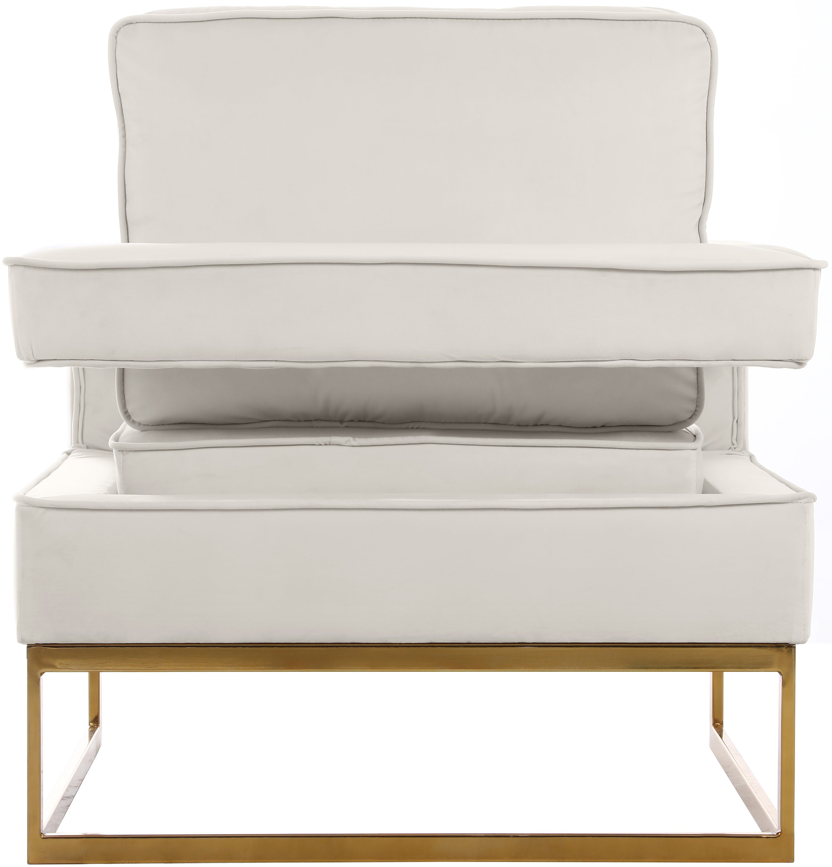 Fauteuil d'appoint rembourré en chenille Vivi