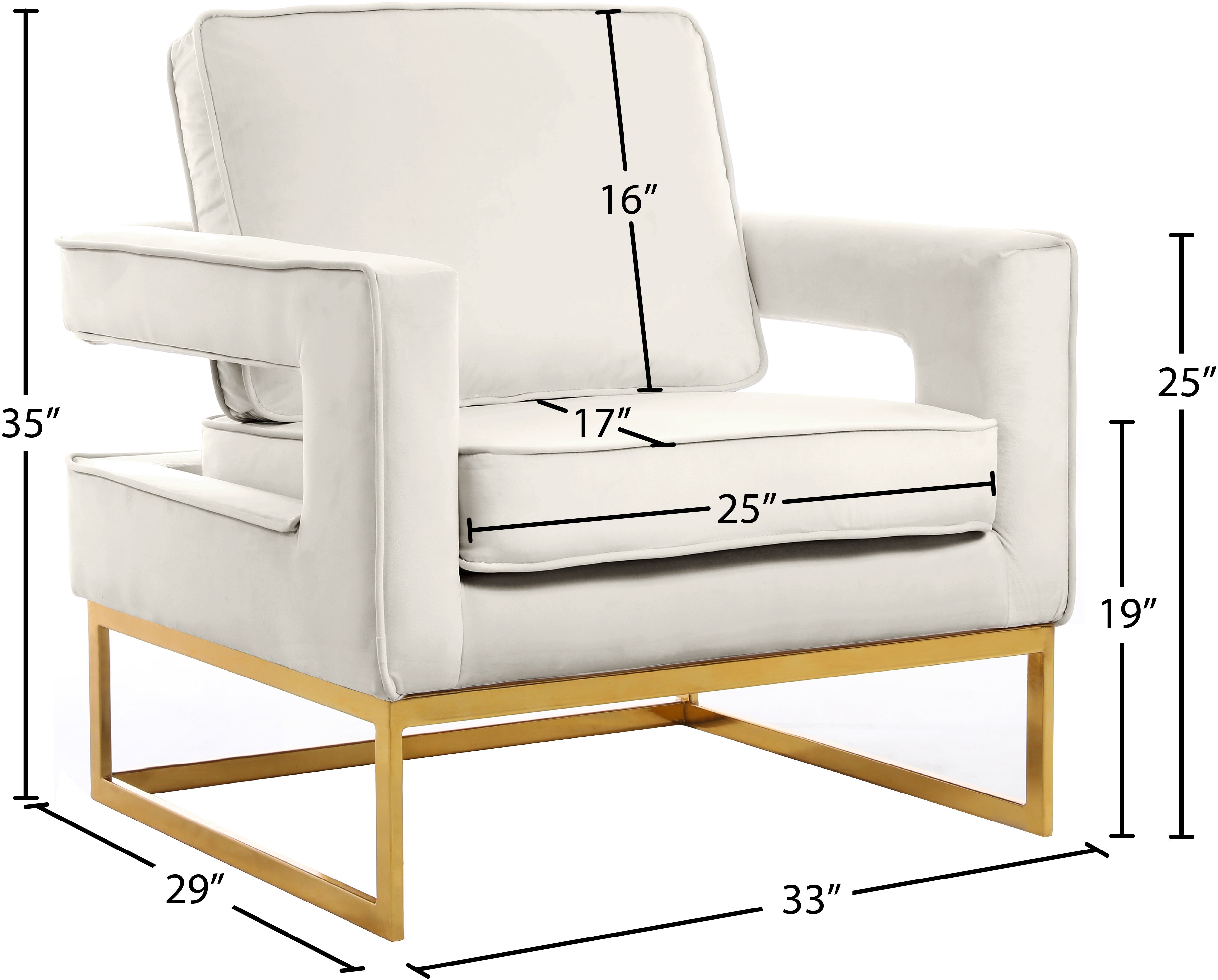 Fauteuil d'appoint rembourré en chenille Vivi