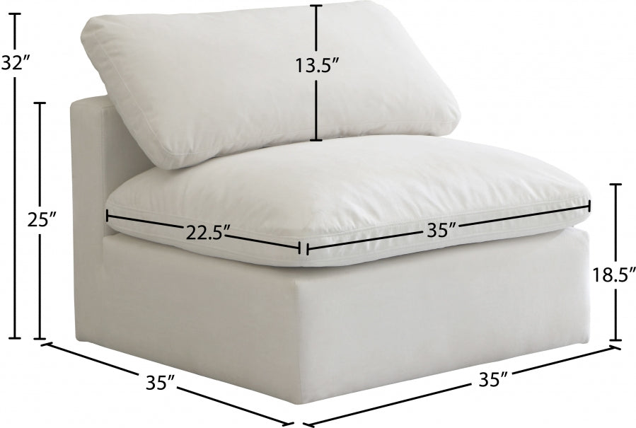 Fauteuil d'appoint rembourré en chenille Vivi