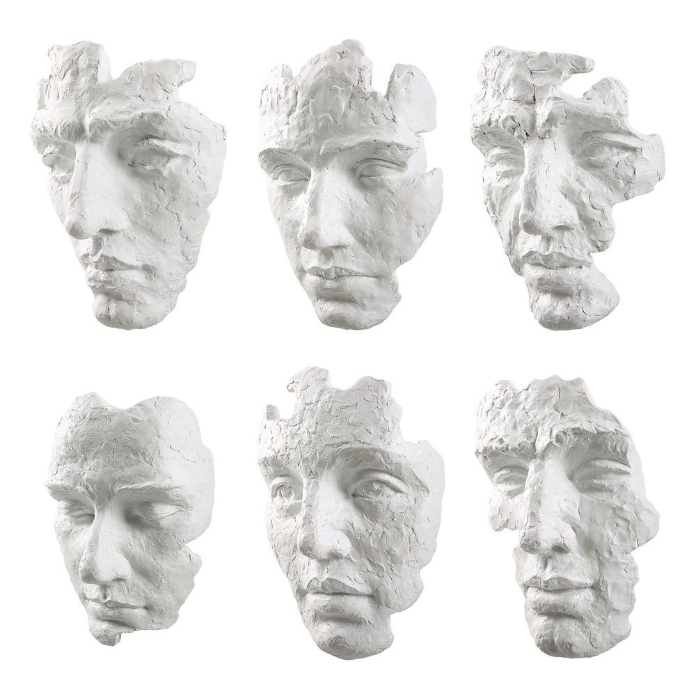 Self-Portrait Wall Decor, S/6