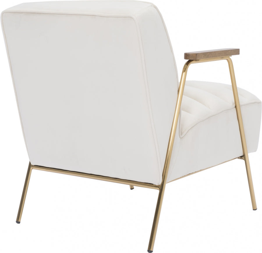 Fauteuil d'appoint rembourré en chenille Vivi