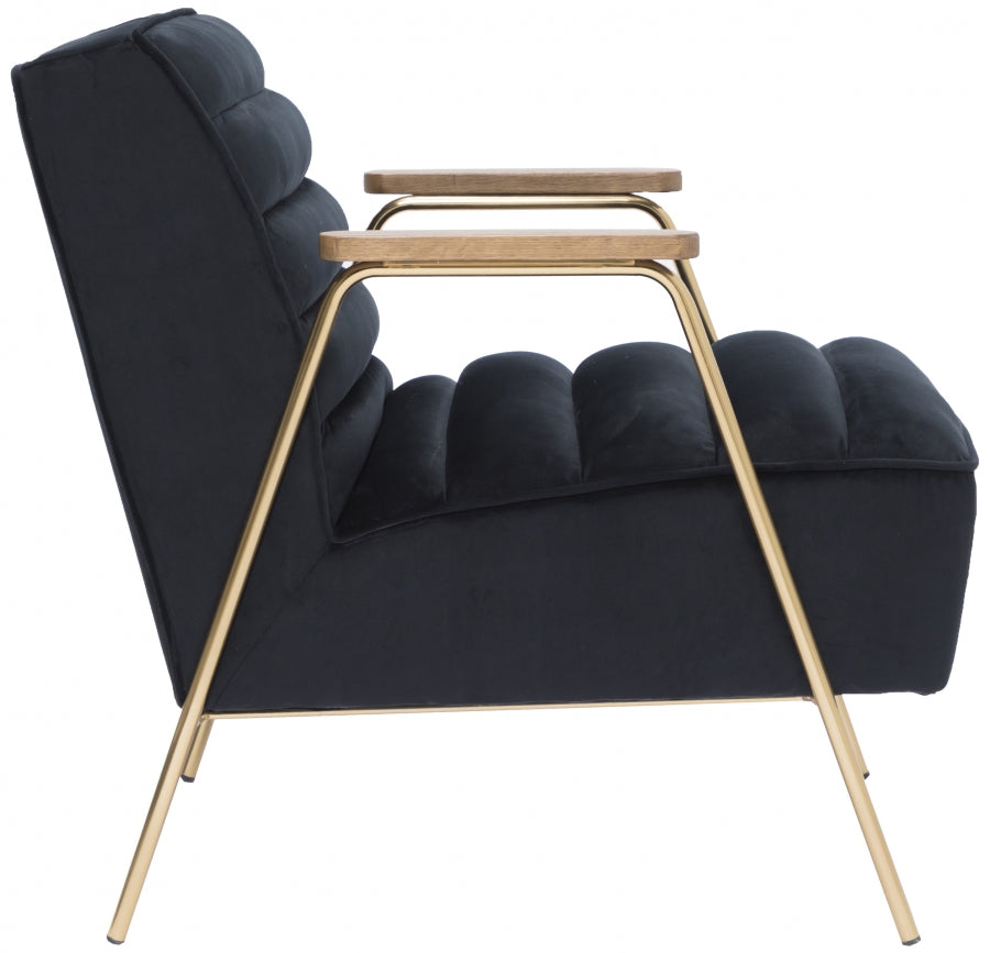 Fauteuil d'appoint rembourré en chenille Vivi