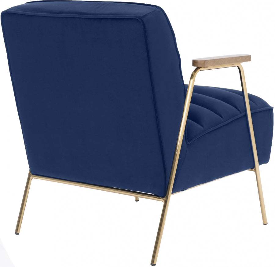 Fauteuil d'appoint rembourré en chenille Vivi