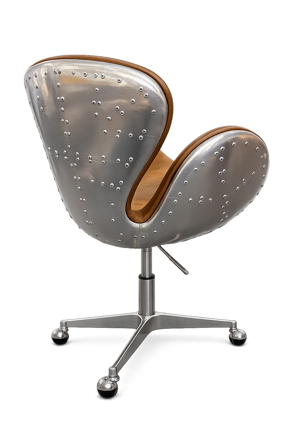 Swan Aviator Armchair - With Wheels