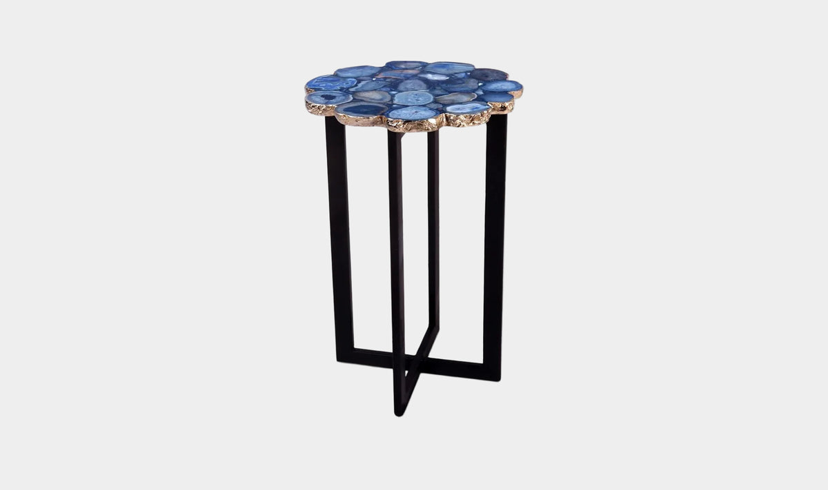 Azul Agate Accent Table