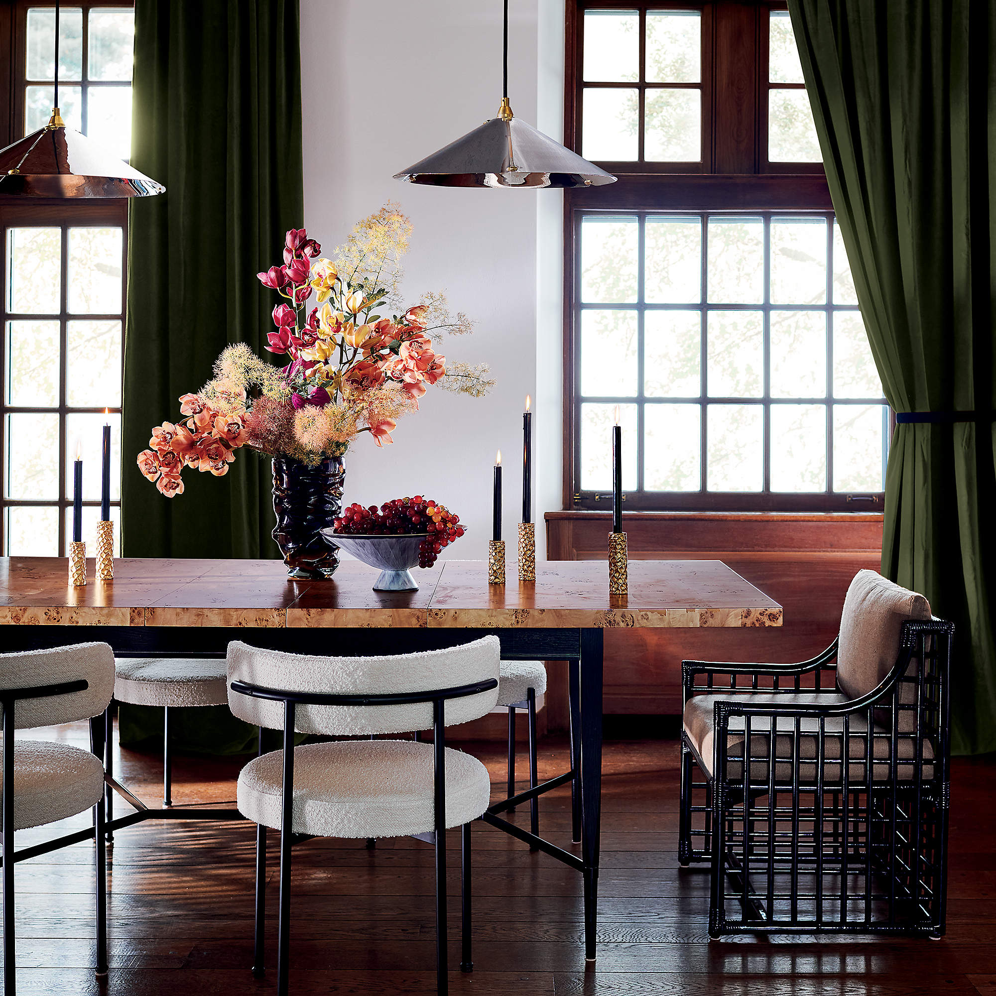 Libera Inesse Boucle Dining Chair